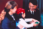 A Salvation Army officer at a  children's centre